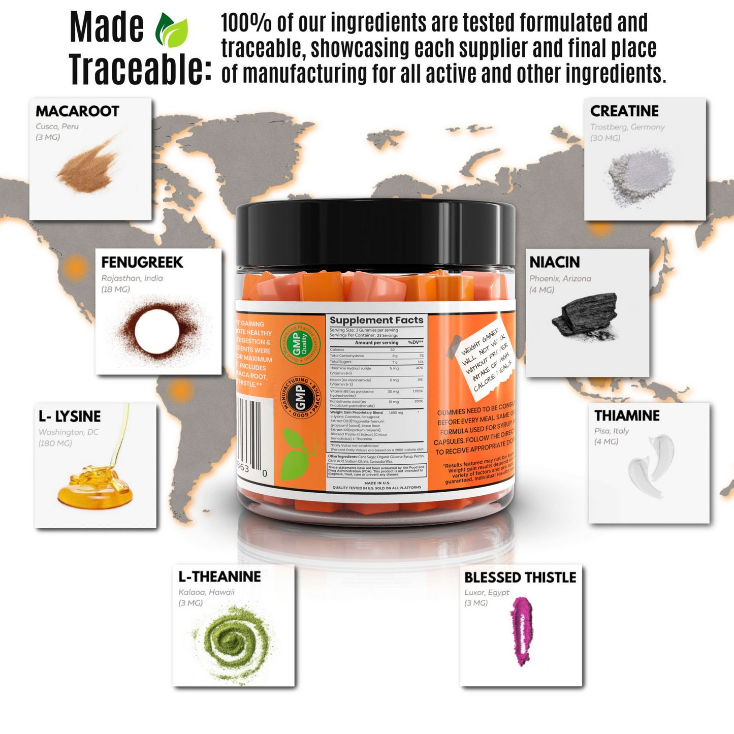 Nutrigain Weight Gain Gummies